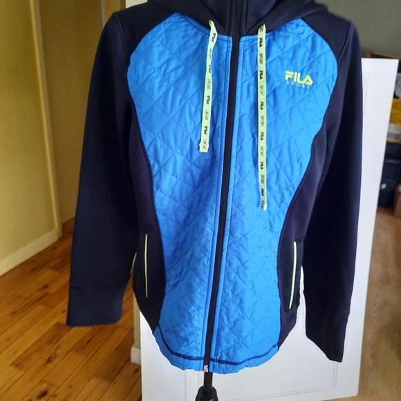 SALE Fila fleece hoodie/jacket - Picture 2 of 8